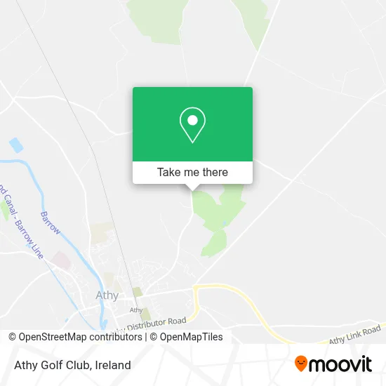 Athy Golf Club map