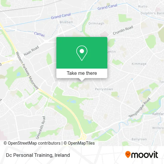 Dc Personal Training map