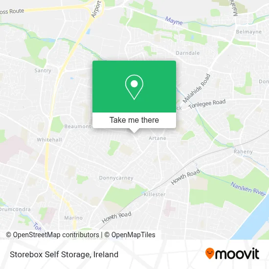 Storebox Self Storage map