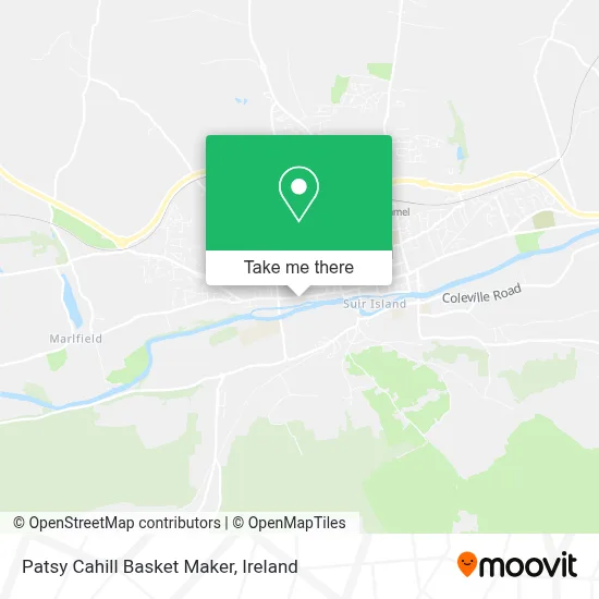 Patsy Cahill Basket Maker map