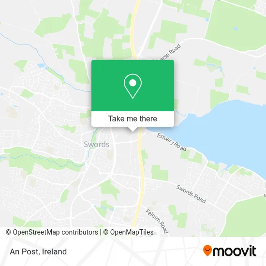 An Post map