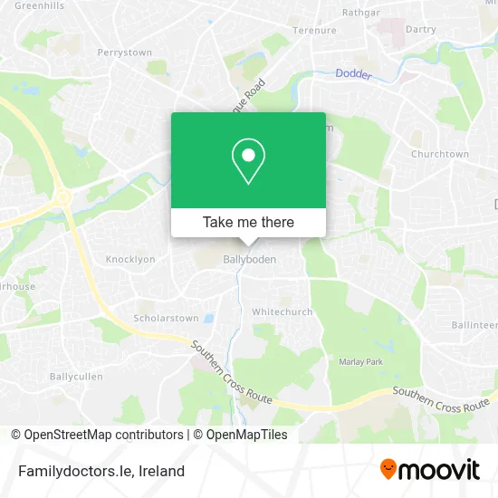 Familydoctors.Ie map