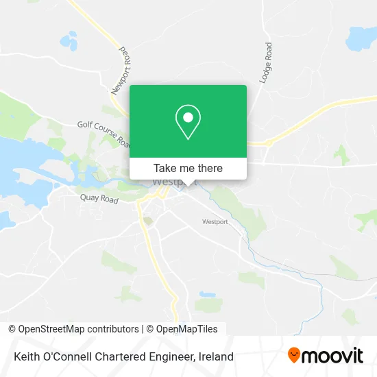 Keith O'Connell Chartered Engineer map