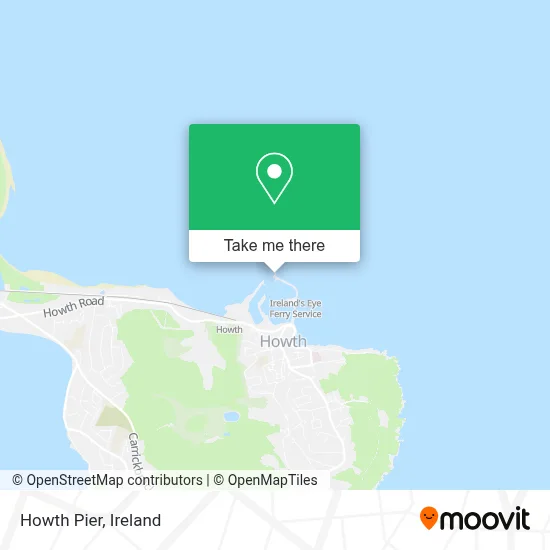 Howth Pier map