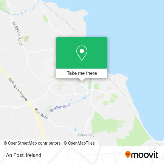 An Post map