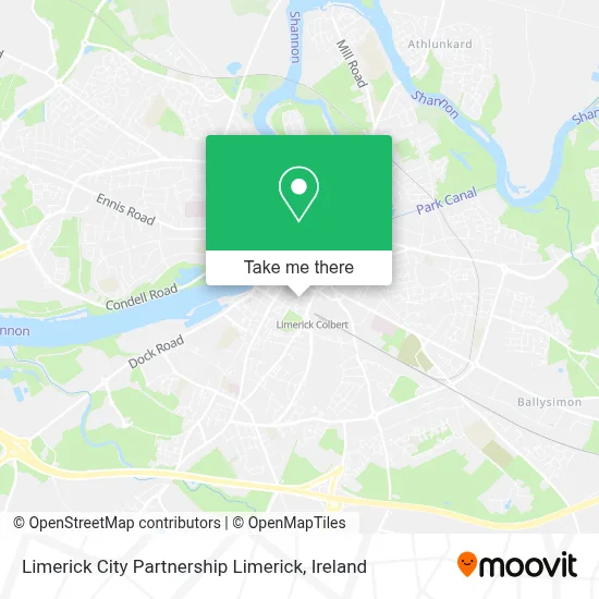 Limerick City Partnership Limerick map