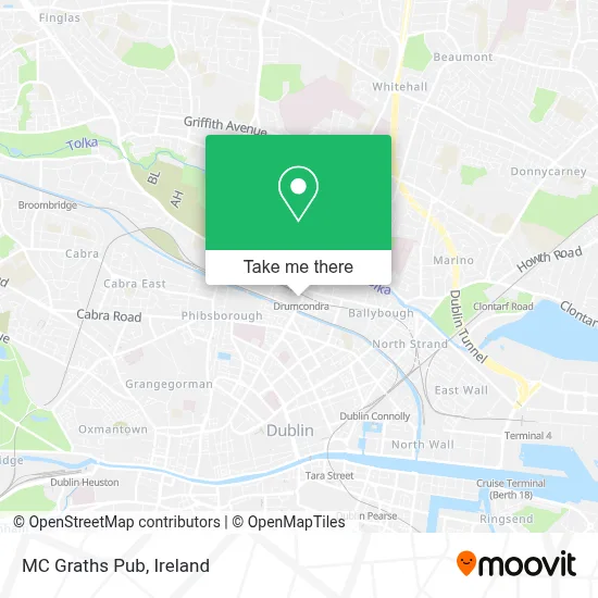 MC Graths Pub map