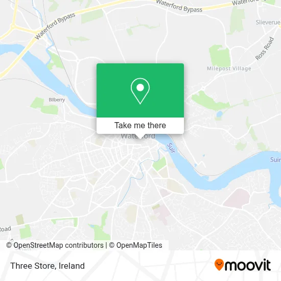 Three Store map
