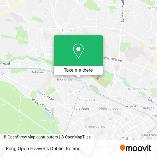 Rccg Open Heavens Dublin map