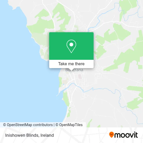 Inishowen Blinds map