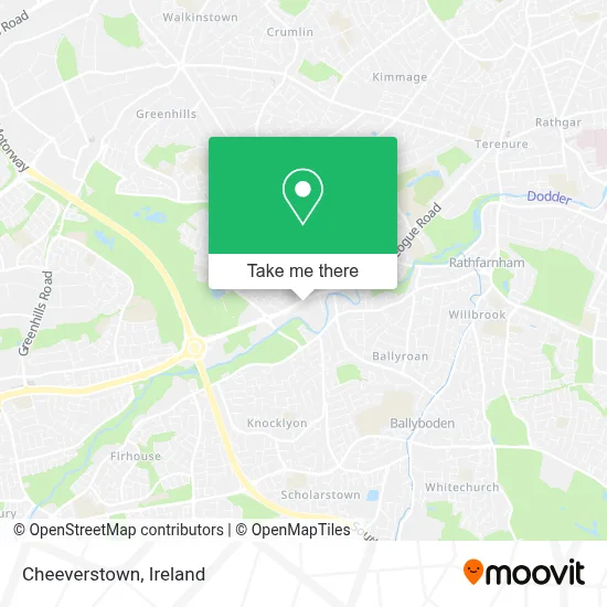 Cheeverstown map