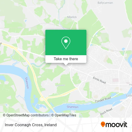 Inver Coonagh Cross map