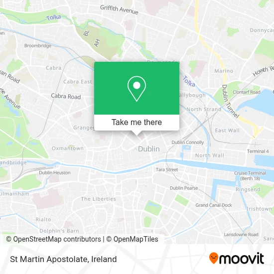 St Martin Apostolate map