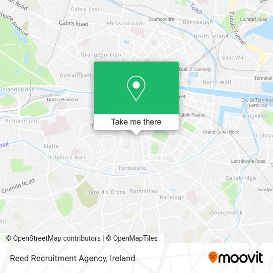 Reed Recruitment Agency map