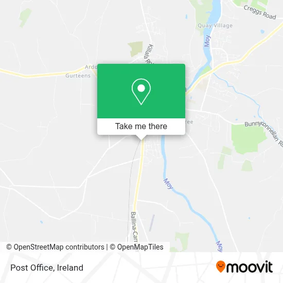 Post Office map