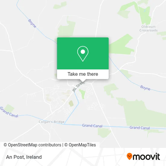 An Post map