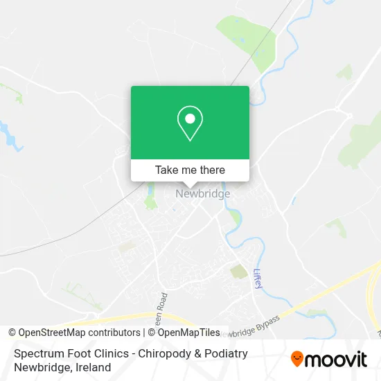 Spectrum Foot Clinics - Chiropody & Podiatry Newbridge map