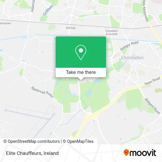Elite Chauffeurs map