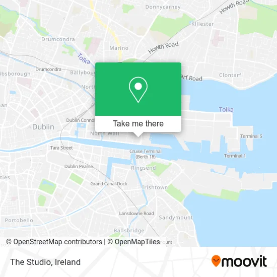 The Studio map