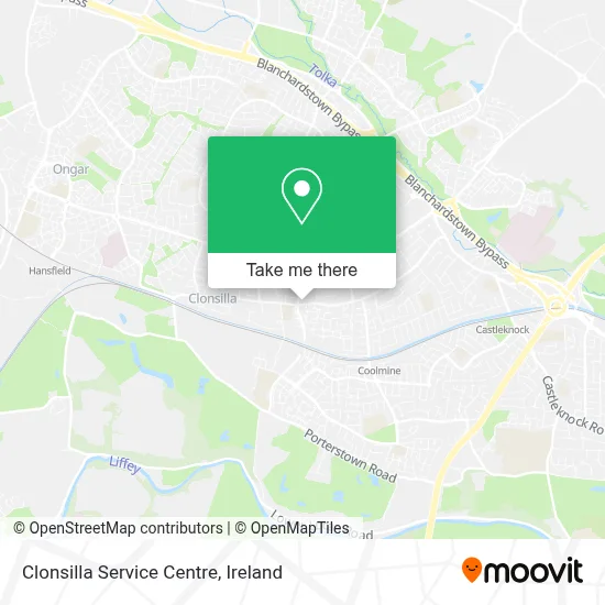 Clonsilla Service Centre map