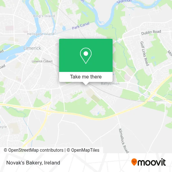 Novak's Bakery map
