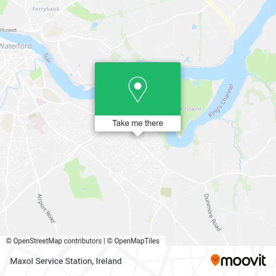 Maxol Service Station map