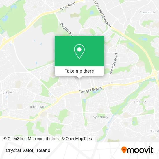 Crystal Valet map
