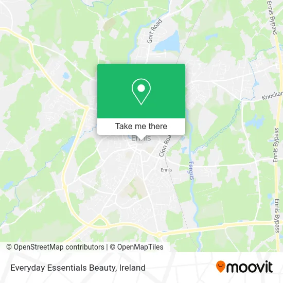 Everyday Essentials Beauty map