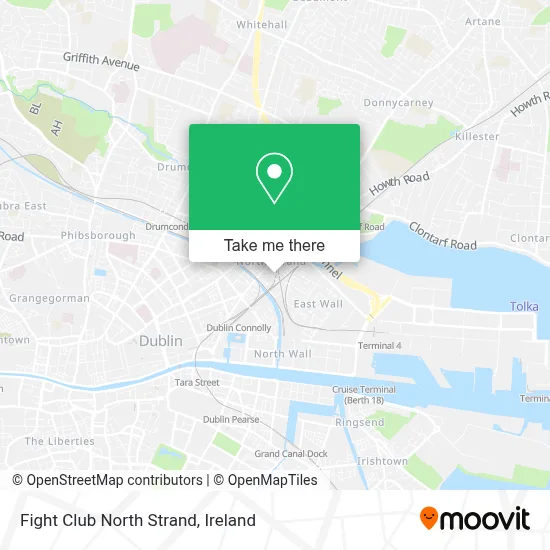 Fight Club North Strand map