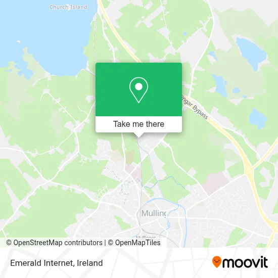 Emerald Internet map