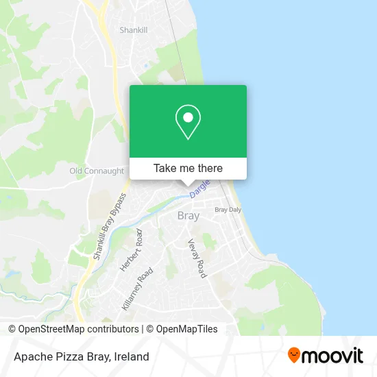 Apache Pizza Bray map