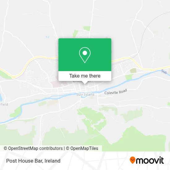 Post House Bar map