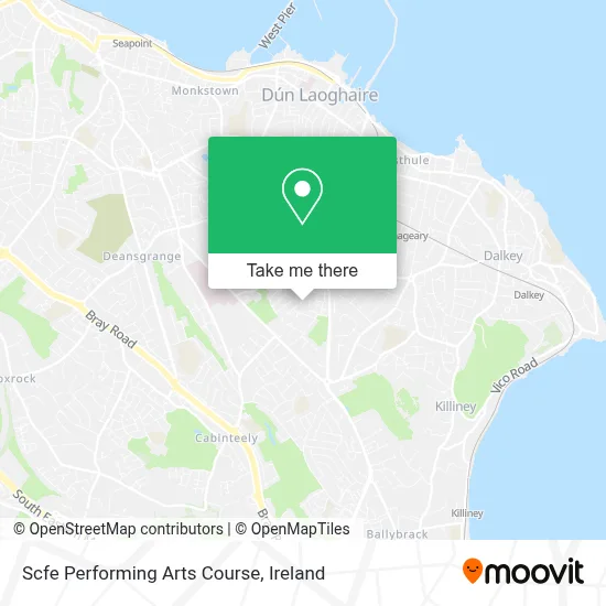 Scfe Performing Arts  Course map