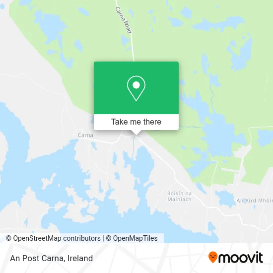 An Post Carna map