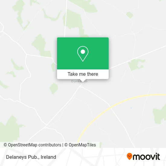 Delaneys Pub. map