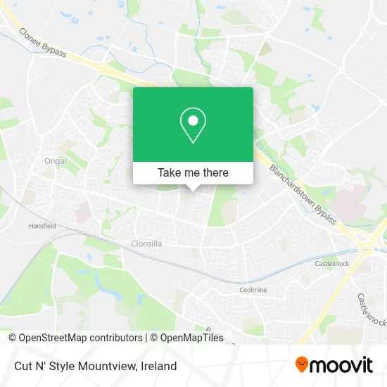 Cut N' Style Mountview map