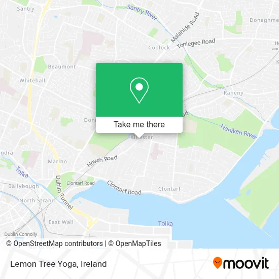 Lemon Tree Yoga map