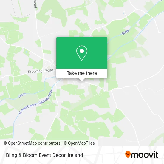 Bling & Bloom Event Decor map
