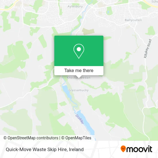 Quick-Move Waste Skip Hire map
