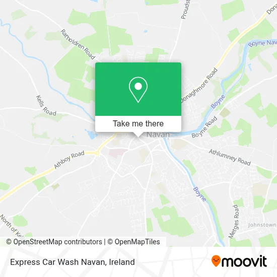 Express Car Wash Navan map