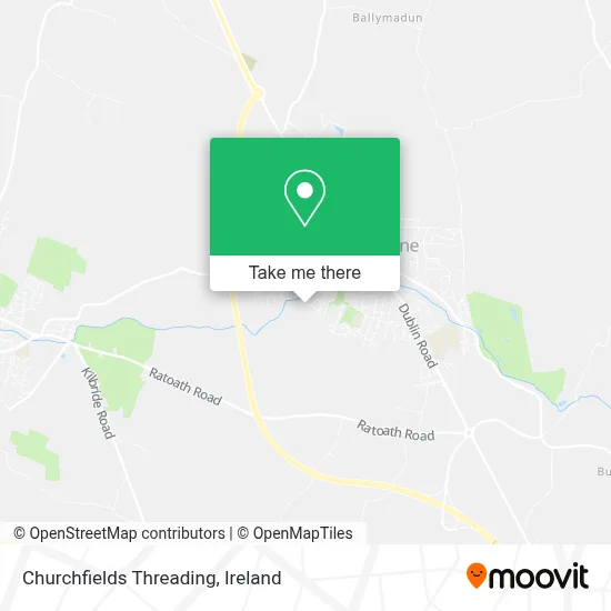 Churchfields Threading map
