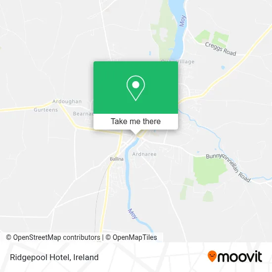 Ridgepool Hotel map