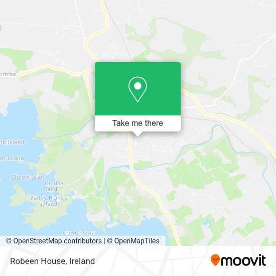 Robeen House map