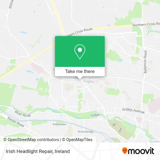 Irish Headlight Repair map