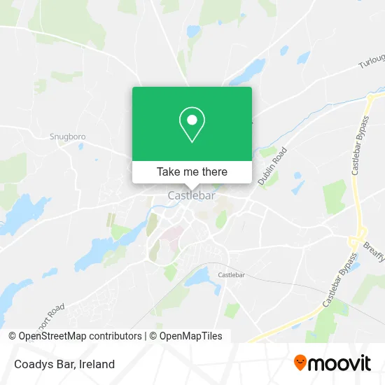 Coadys Bar map