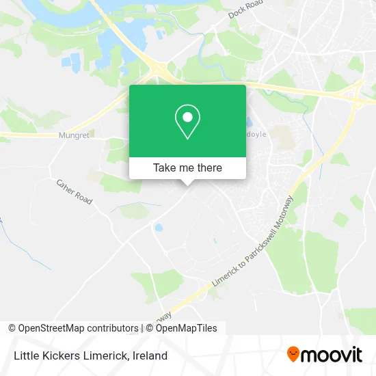 Little Kickers Limerick map
