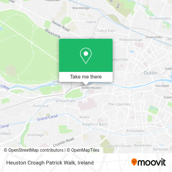 Heuston Croagh Patrick Walk map