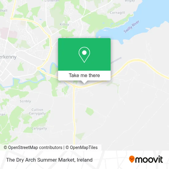 The Dry Arch Summer Market map