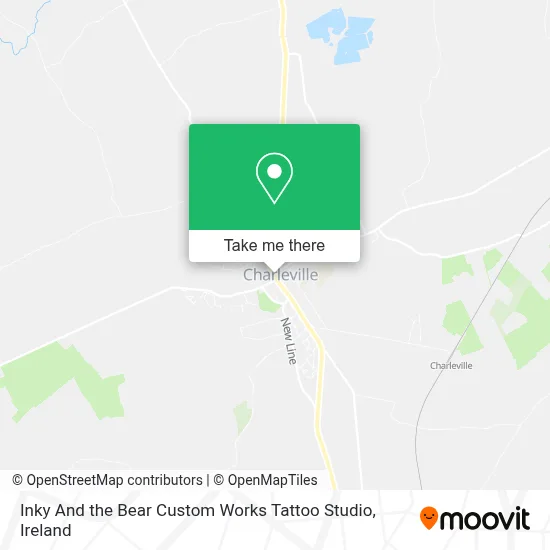 Inky And the Bear Custom Works Tattoo Studio map