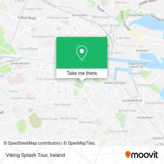 Viking Splash Tour map